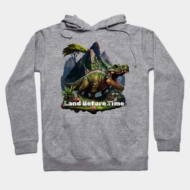 LAND BEFORE TIME Hoodie by MufaArtsDesigns